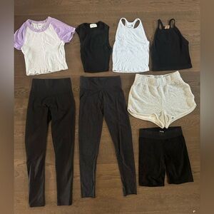 **SOLD** Youth Aritzia clothing lot bundle - 8 pieces in size XXS.
